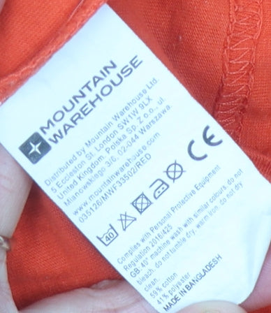 Mountain Warehouse Men's XL Red Long Sleeve T-Shirt Outdoor