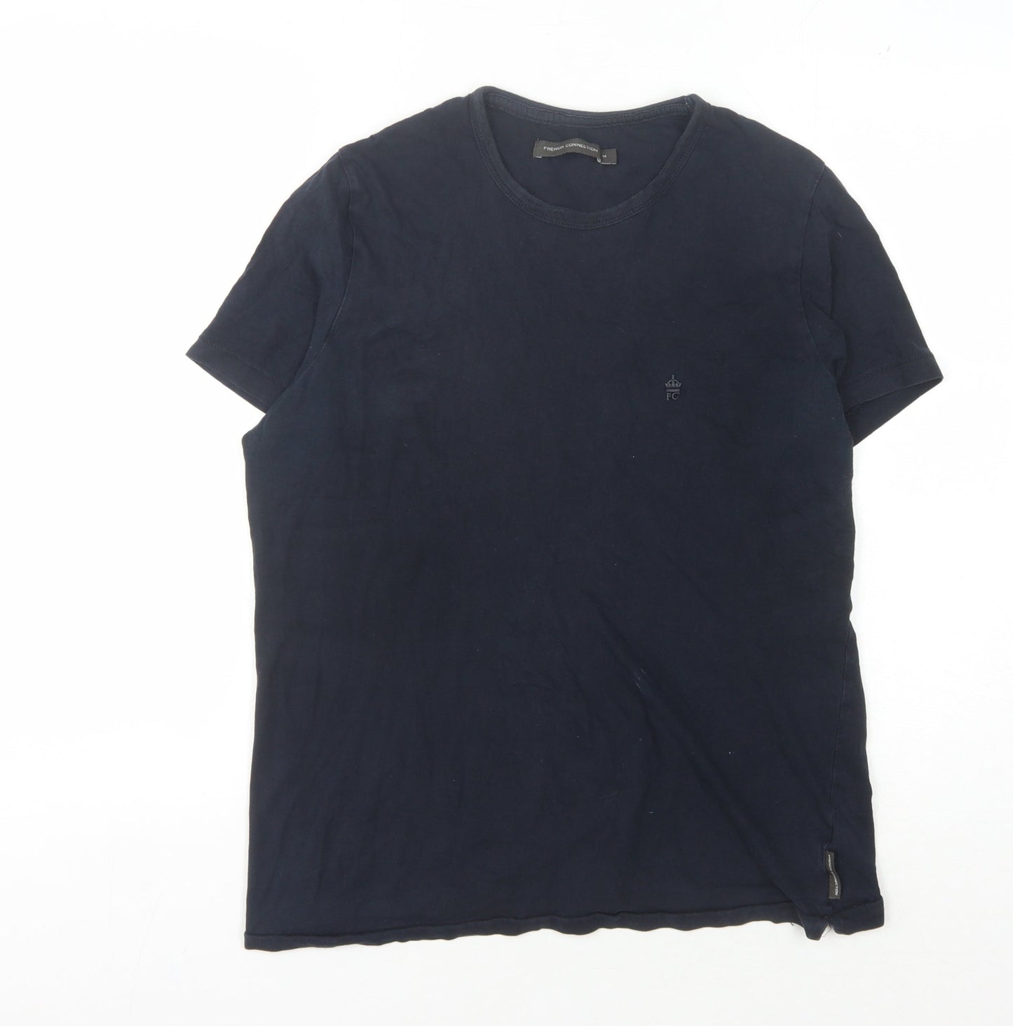 Mens UK Size M French Connection Black  T-Shirt