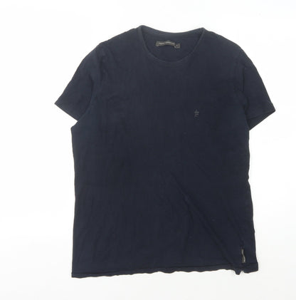 Mens UK Size M French Connection Black  T-Shirt