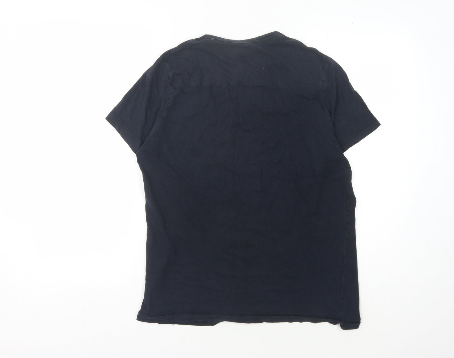 Mens UK Size M French Connection Black  T-Shirt