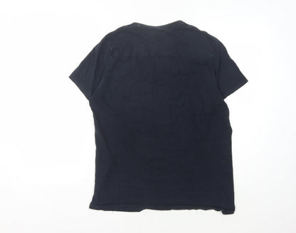 Mens UK Size M French Connection Black  T-Shirt