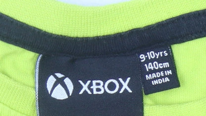 Xbox Boys Green Long Sleeve Graphic T-Shirt 9-10 Years
