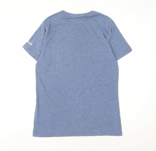 Lambretta Men's Blue Medium Graphic Print T-Shirt