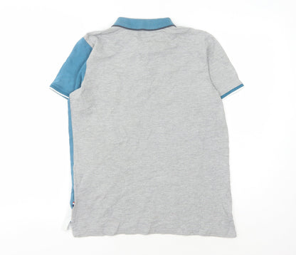 U.S. Polo Assn. Boys Blue Grey Polo Shirt 15-16 Years