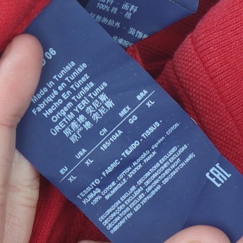 Armani Jeans Men's Red XL Polo Shirt