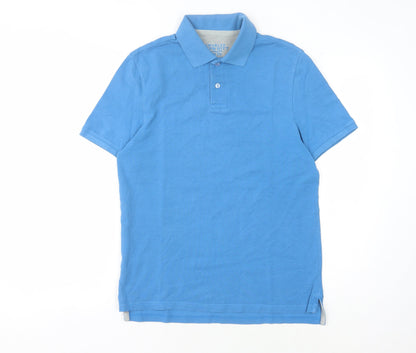 Charles Tyrwhitt Men's Blue Slim Fit Polo Shirt S
