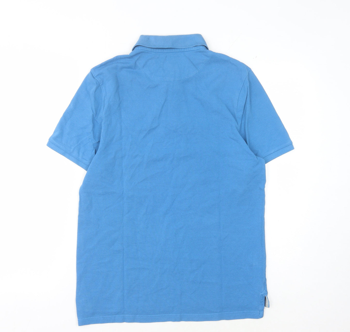 Charles Tyrwhitt Men's Blue Slim Fit Polo Shirt S