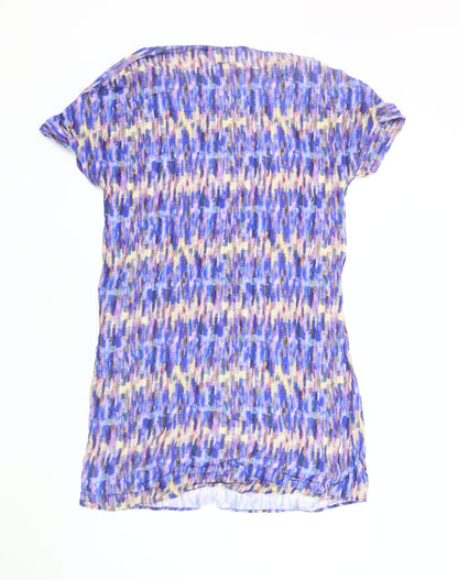 Dash Women's Multicoloured V-Neck Dress Size 12