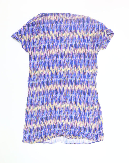 Dash Women's Multicoloured V-Neck Dress Size 12