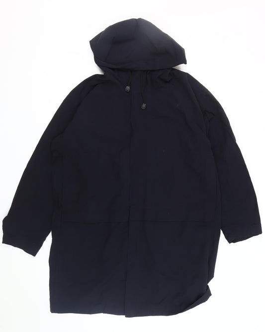 Hobbs Black Women's Hooded Long Coat, One Size, Casual Wear