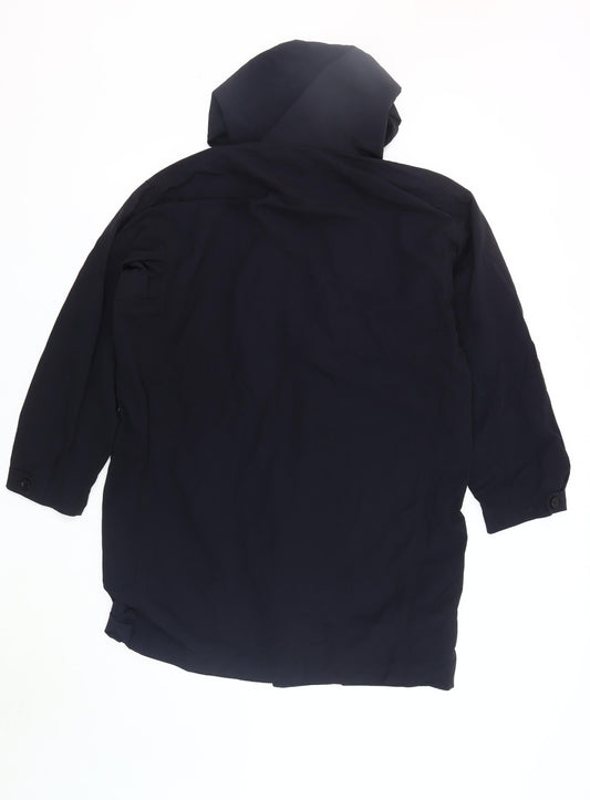 Hobbs Black Women's Hooded Long Coat, One Size, Casual Wear