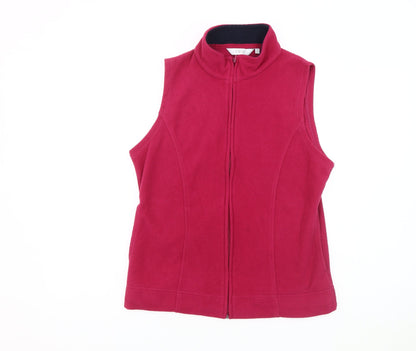 Womens UK Size S EWM Red Gilet