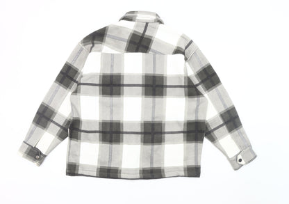 Apricot Women's Grey Plaid Shacket - Size M