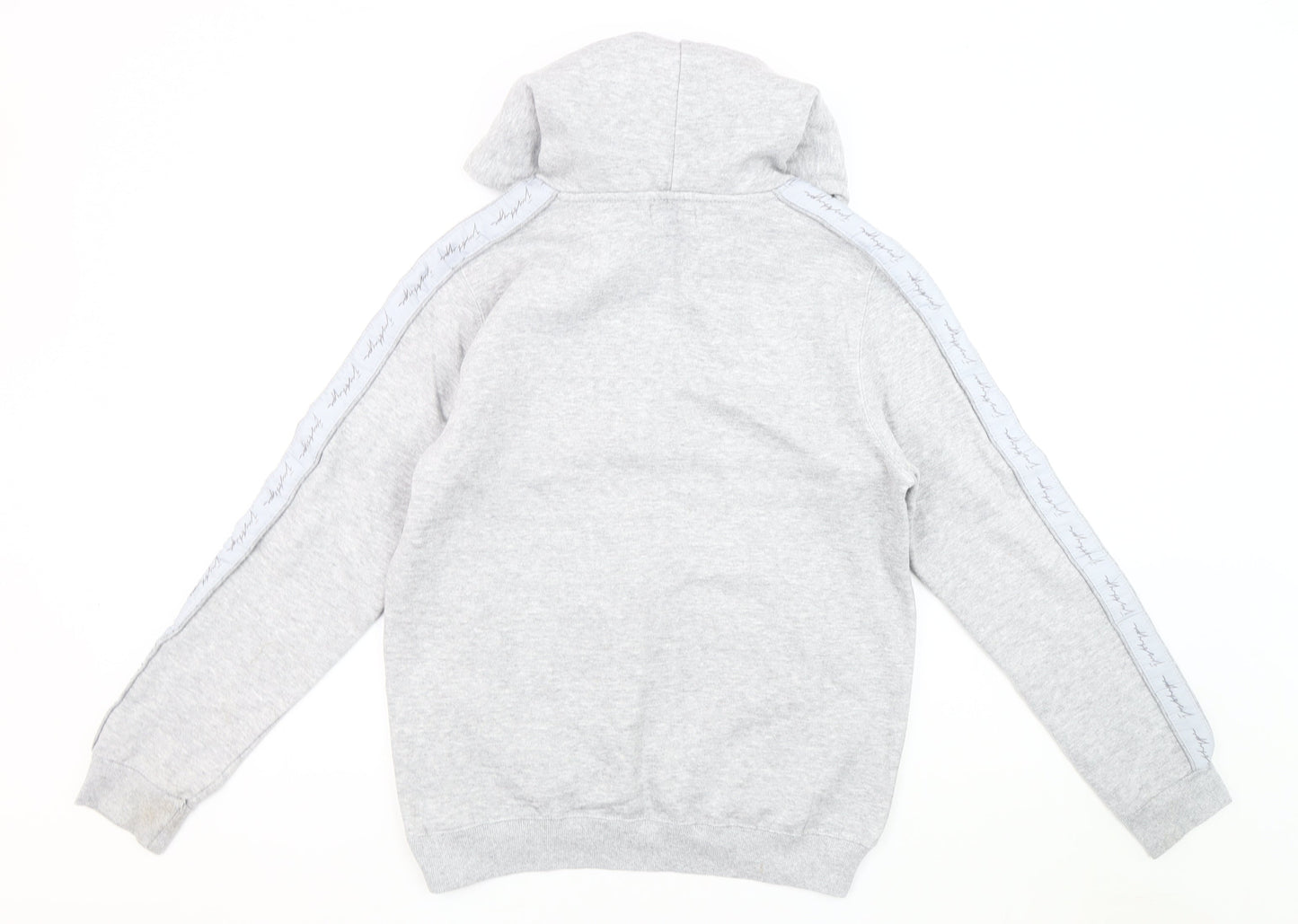 Just Hype Men's Grey Pullover Hoodie L