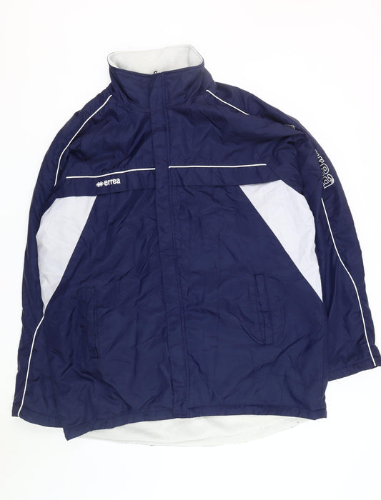 Mens UK Size 3XL errea Blue Windbreaker Coat