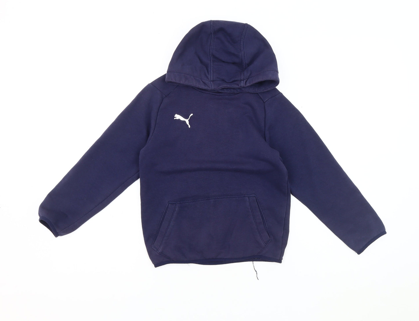 Puma Boys Blue Pullover Hoodie 3-4 Years Sporty Casual Comfort