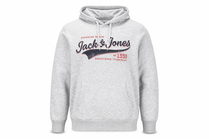 Mens UK Size S JACK & JONES Grey Pullover Hoodie