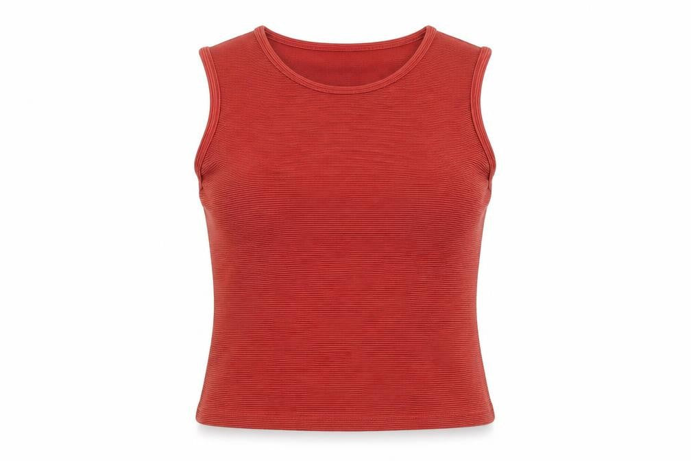 Womens UK Size M Eastex Red Basic Tank