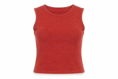 Womens UK Size M Eastex Red Basic Tank