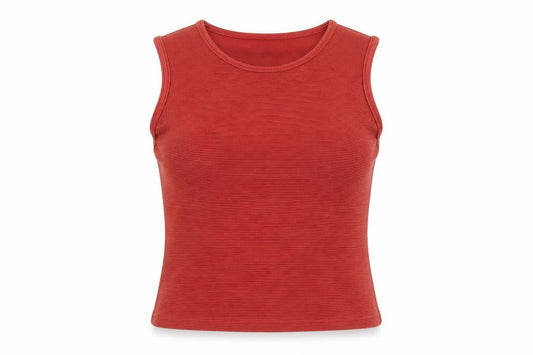 Womens UK Size M Eastex Red Basic Tank
