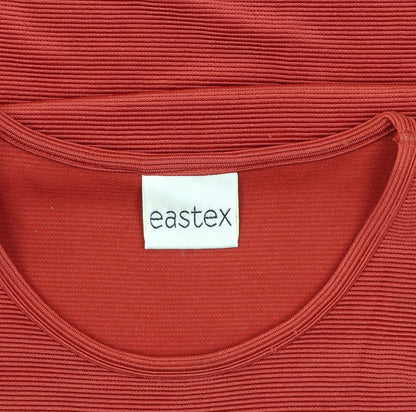 Womens UK Size M Eastex Red Basic Tank