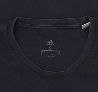 Unisex Adults UK Size S adidas Black Basic T-Shirt