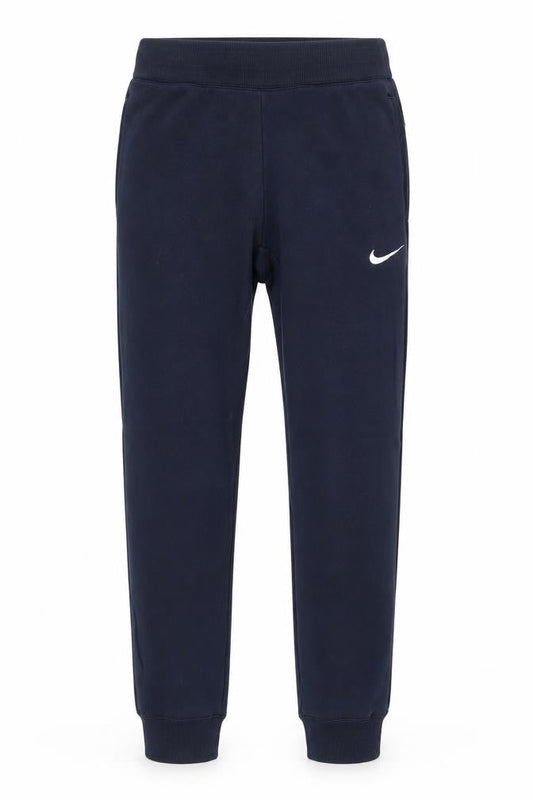 Front view of Nike unisex blue jogger trousers xs, athleisure