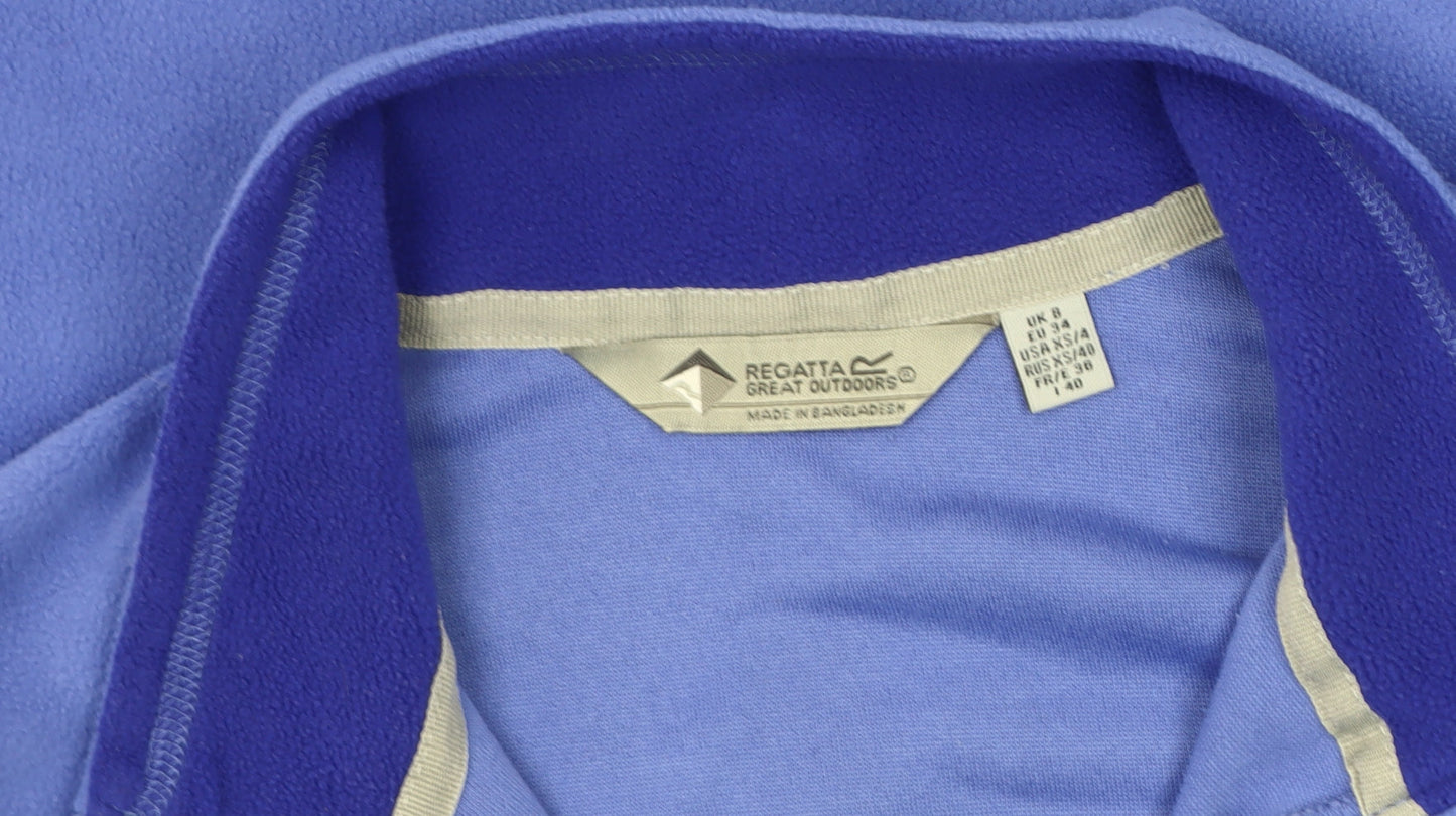 Regatta Women's Blue Lightweight Outdoor Sweatshirt, Size 8