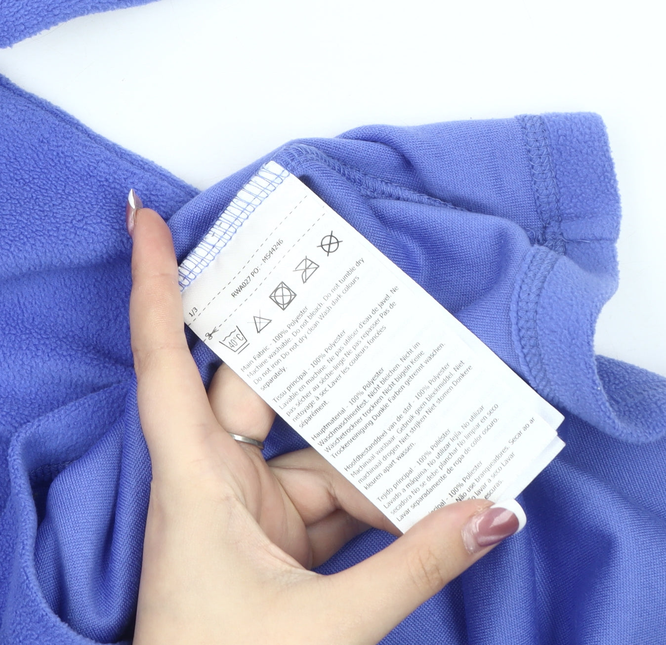 Regatta Women's Blue Lightweight Outdoor Sweatshirt, Size 8