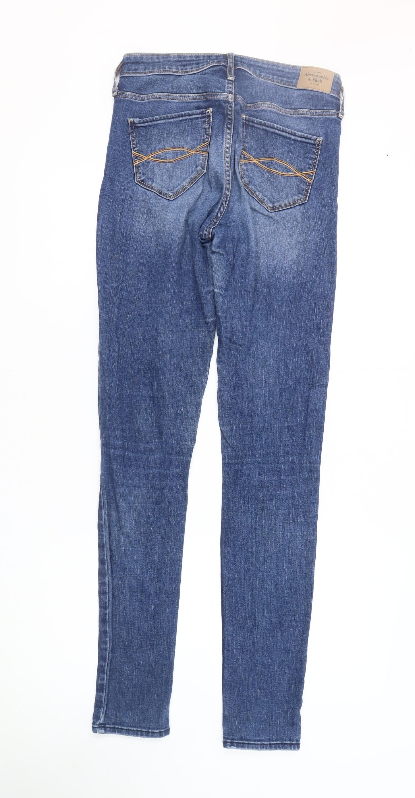 Abercrombie & Fitch Men's Blue Skinny Jeans 4L