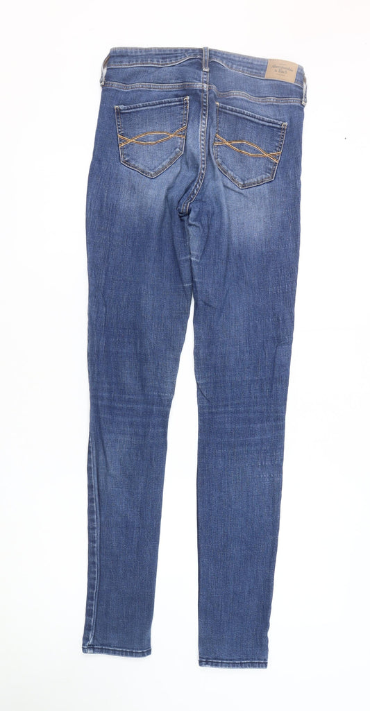 Abercrombie & Fitch Men's Blue Skinny Jeans 4L