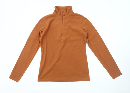 Mens UK Size S Mountain Warehouse Brown Henley Sweatshirt