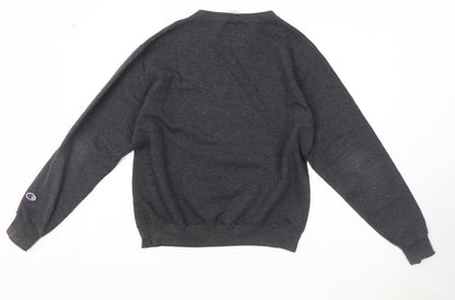Unisex Adults UK Size S Champion Grey Pullover Sweatshirt