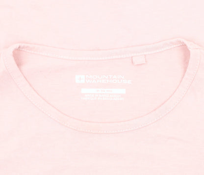 Mountain Warehouse Girls Pink Sequin Star Long Sleeve T-Shirt
