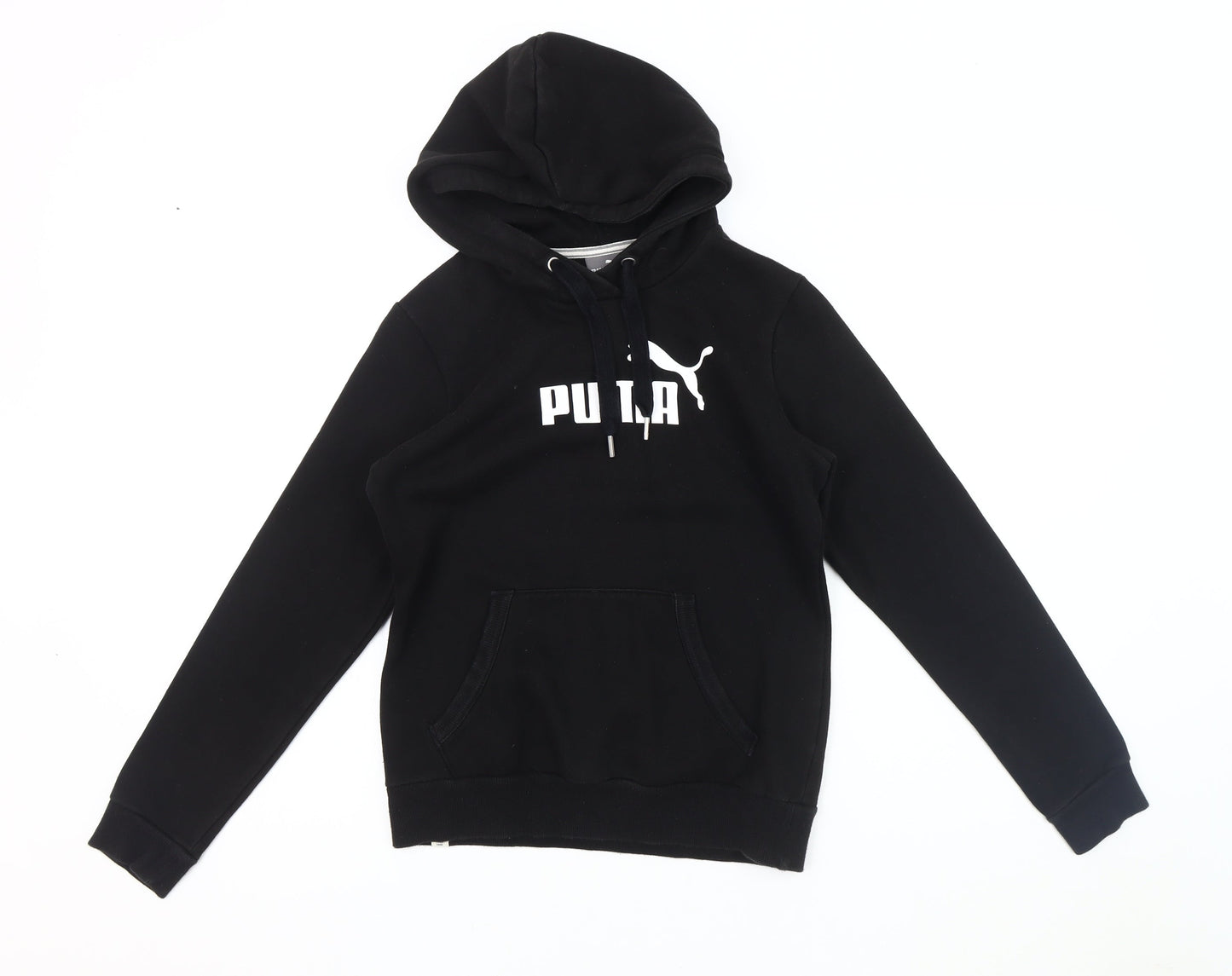 Mens UK Size XS PUMA Black Pullover Hoodie