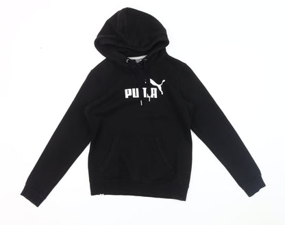 Mens UK Size XS PUMA Black Pullover Hoodie