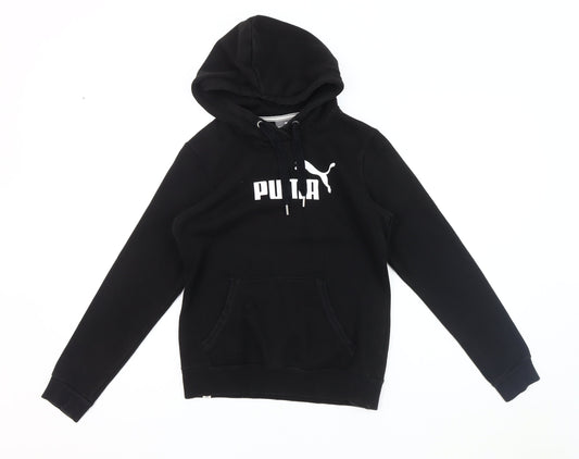 Mens UK Size XS PUMA Black Pullover Hoodie