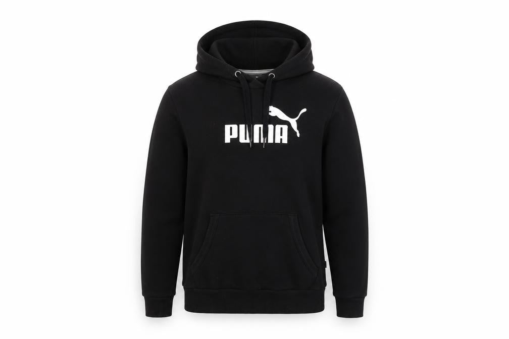 Mens UK Size XS PUMA Black Pullover Hoodie