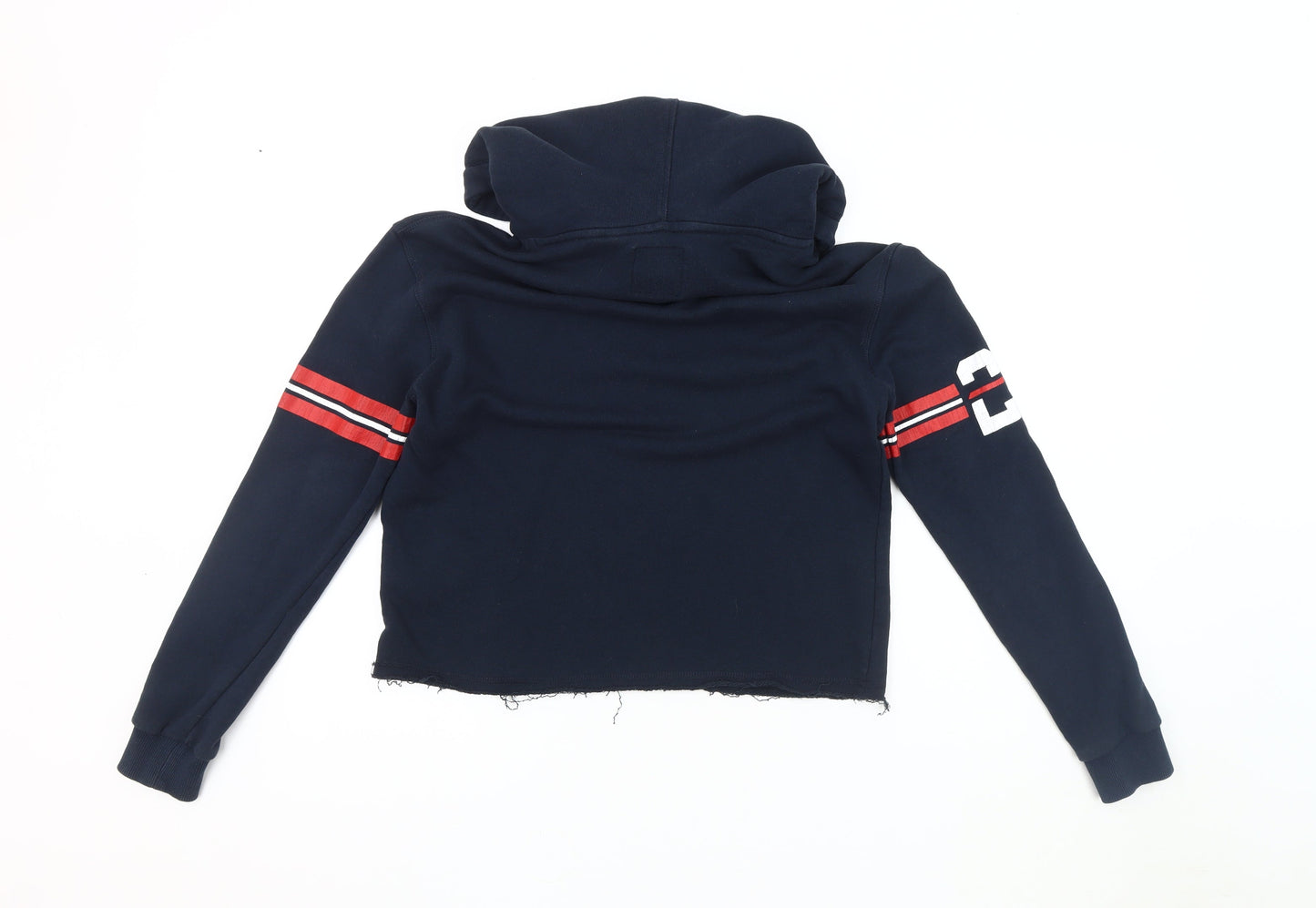 Superdry Women's Blue Pullover Hoodie, Size S, Casual Comfort