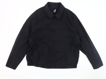 Mens UK Size XL Kangol Black Basic Jacket