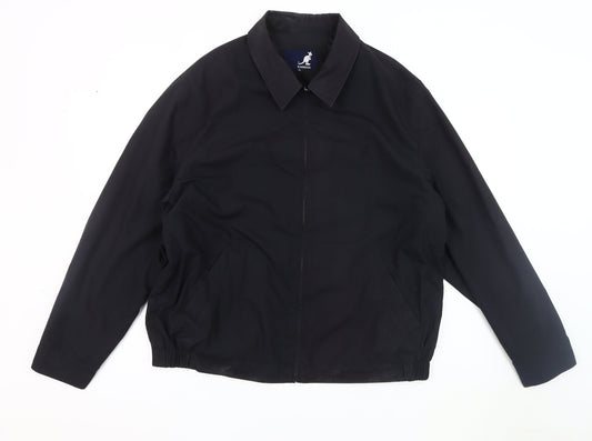 Mens UK Size XL Kangol Black Basic Jacket