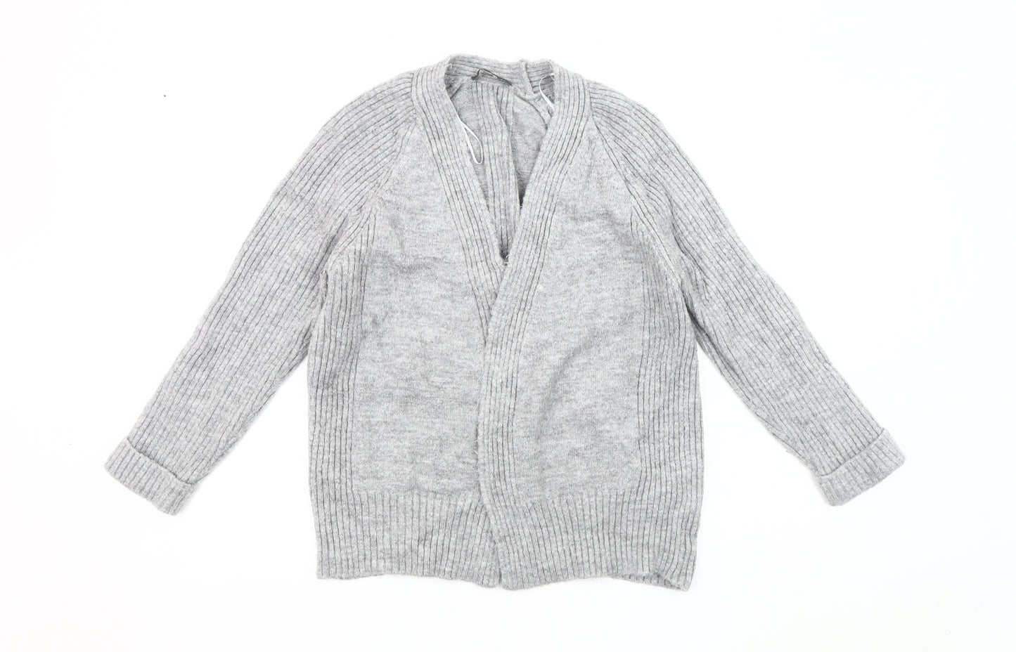 Womens UK Size M Laura Ashley Grey Cardigan Jumper