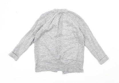 Womens UK Size M Laura Ashley Grey Cardigan Jumper