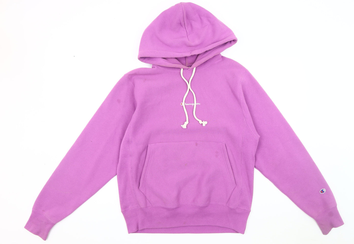 Mens UK Size S Champion Purple Pullover Hoodie