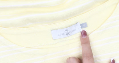 Henri Lloyd Women's Yellow Striped XL Shift Dress