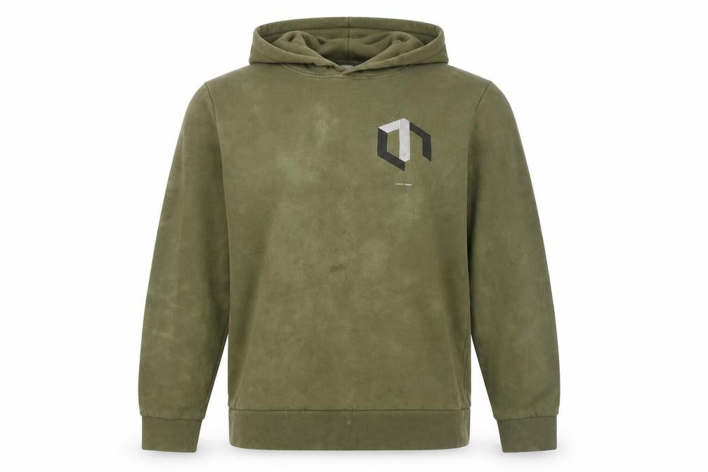 Mens UK Size S JACK & JONES Green Pullover Hoodie