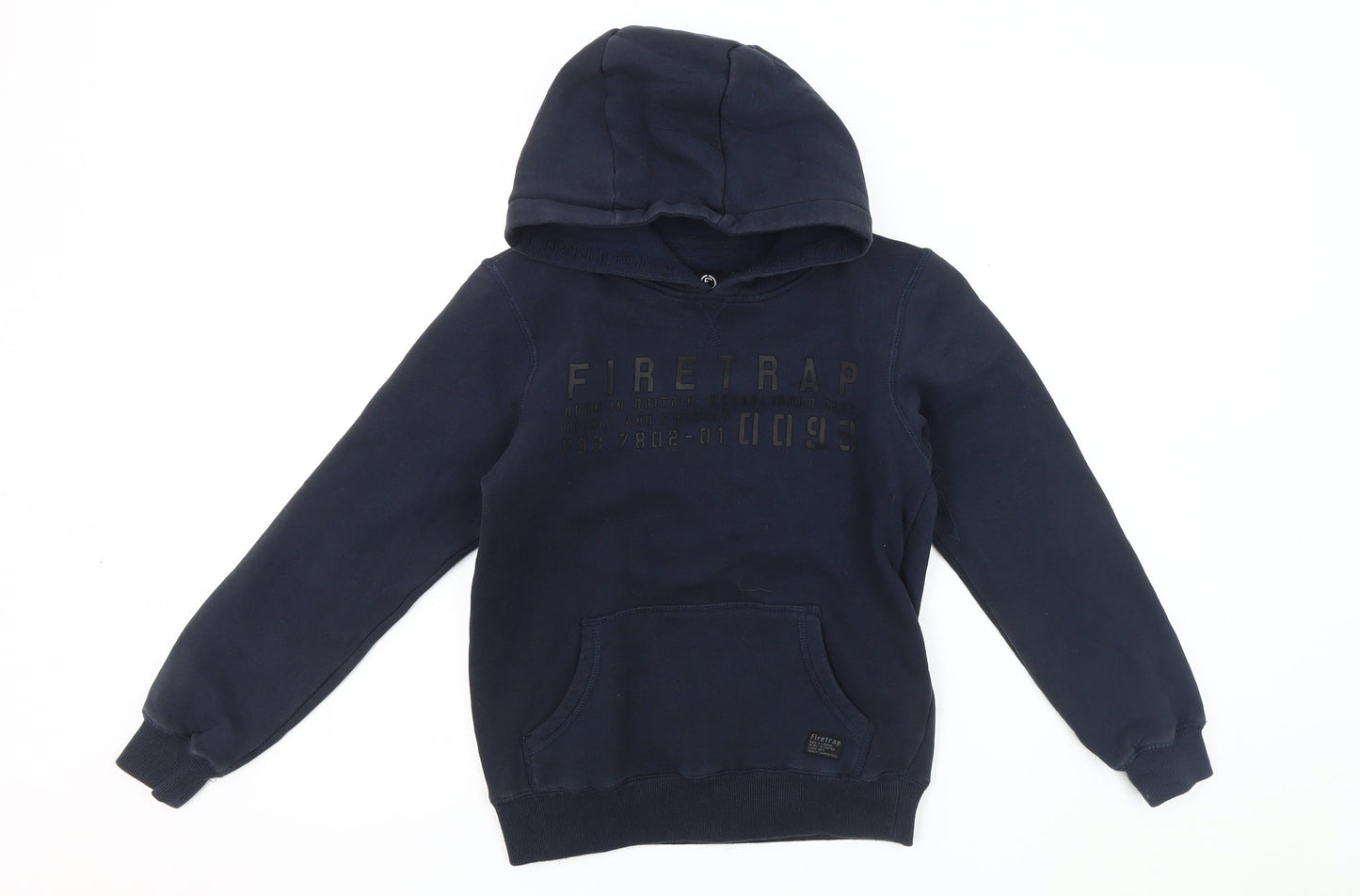 Firetrap Boys Blue Pullover Hoodie, 9-10 Years, Casual Style