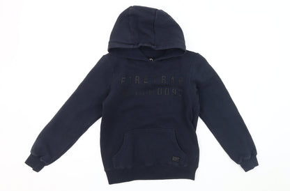Firetrap Boys Blue Pullover Hoodie, 9-10 Years, Casual Style