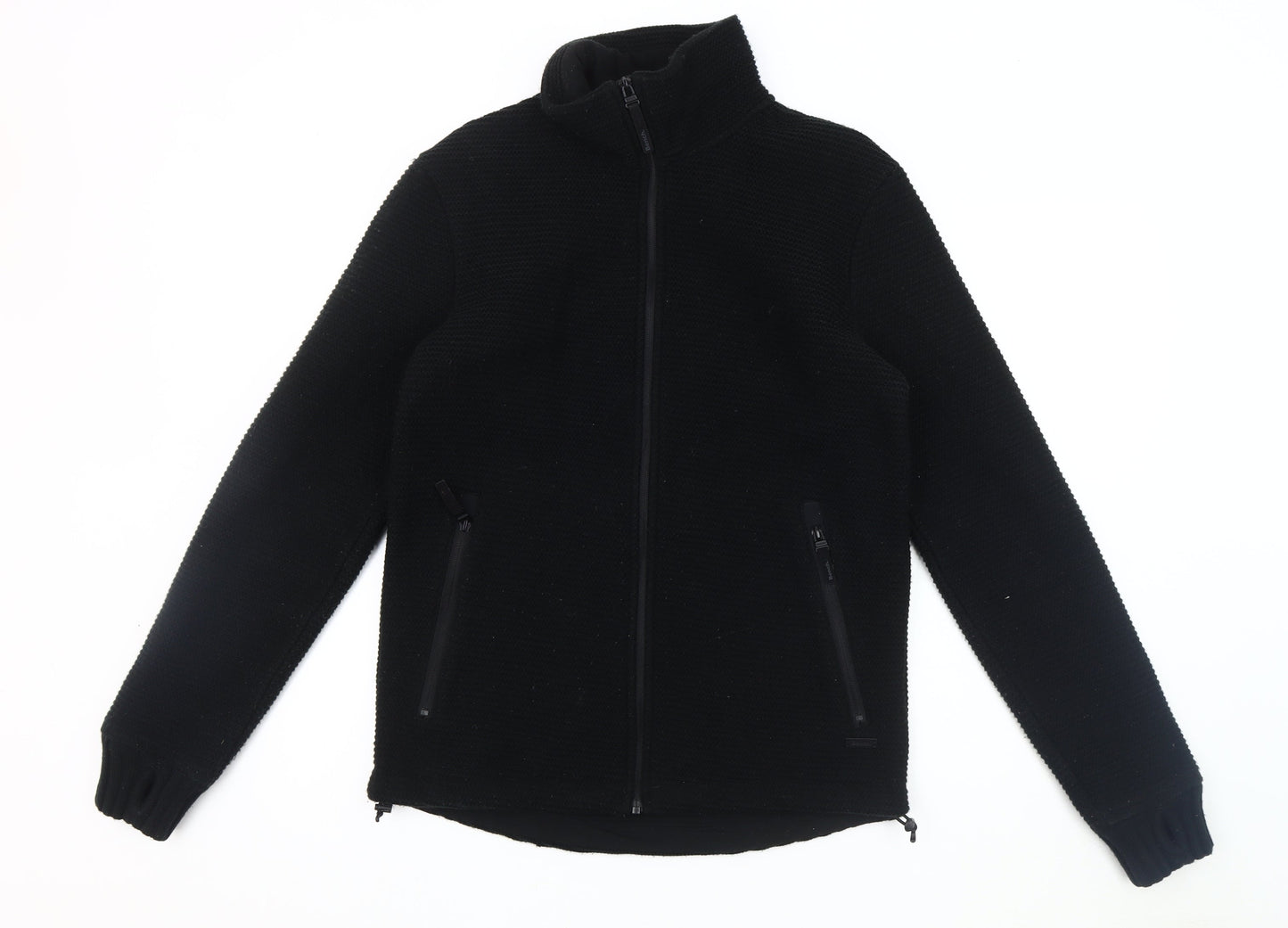 Mens UK Size S Bench Black Basic Jacket