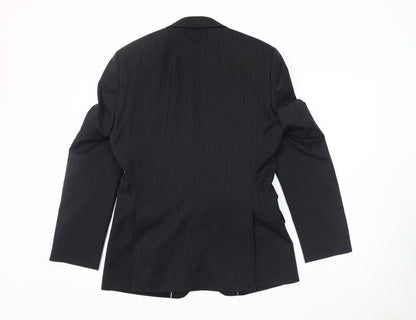 Mens UK Size 36 Jeff Banks Regular Black Suit Jacket